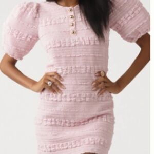 English Factory Puff-Sleeve Mini Dress in Small - color/size Sold Out online